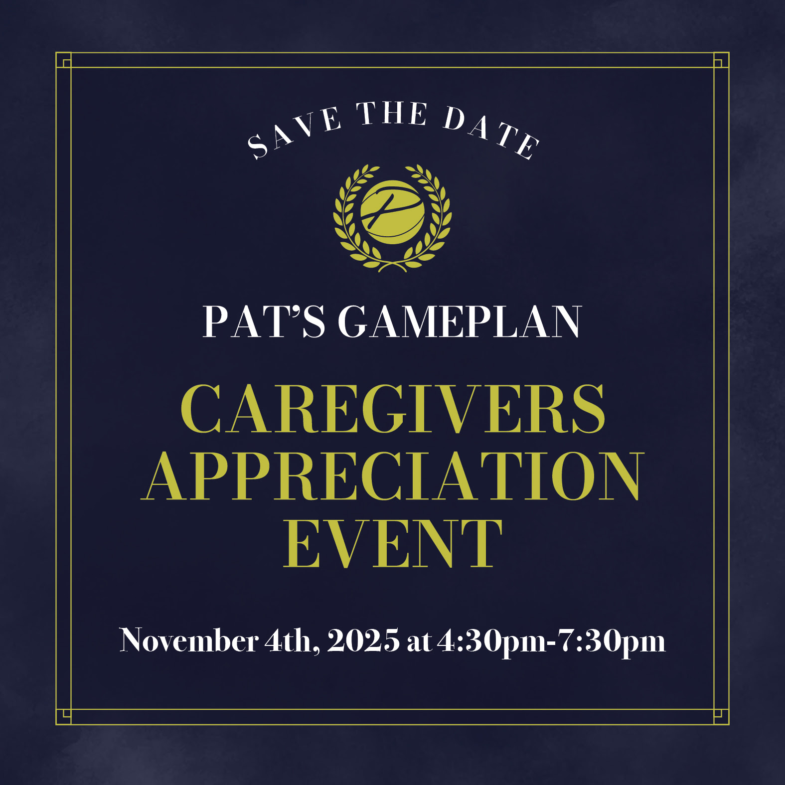 Save the Date - November 4th